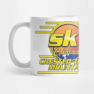 ski Crested Butte Colorado 80s logo Mug